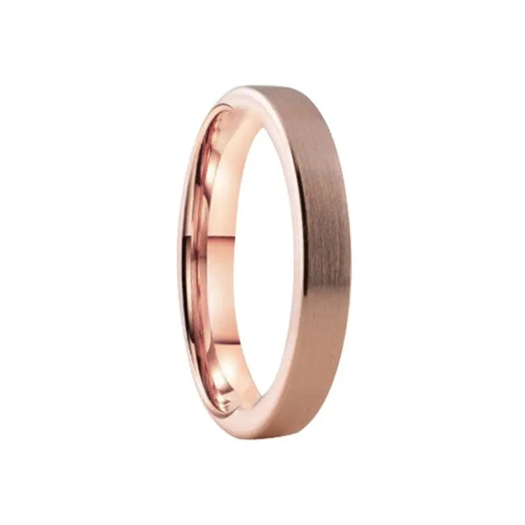 Rose Gold Tungsten Carbide Ring