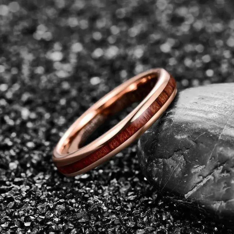 Rosegold Ladies Tungsten Ring