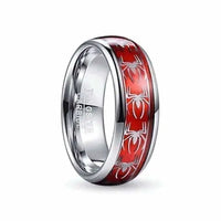 Thumbnail for Orbit Rings Tungsten Carbide 7 Cosmic Red