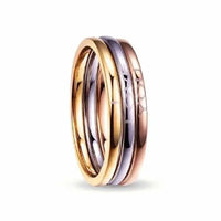 Thumbnail for Orbit Rings Tungsten Carbide 7 Delta Ladies Multiple