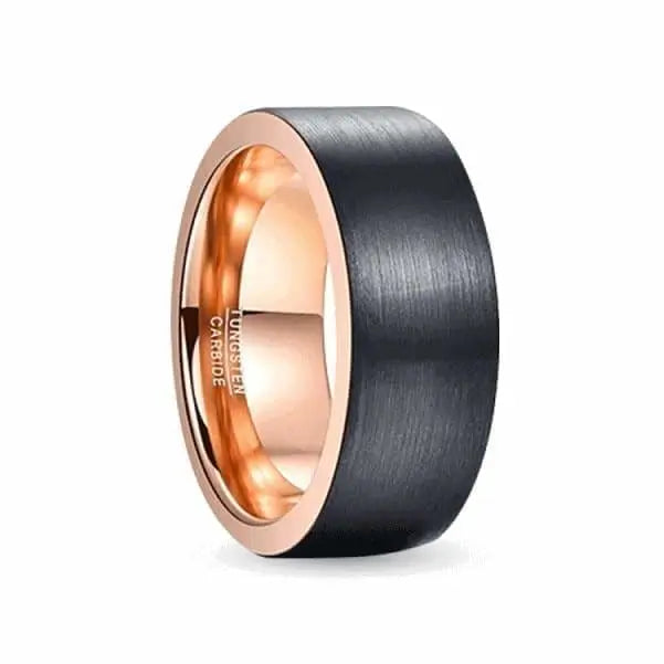 Orbit Rings Tungsten Carbide 7 Sombrero Black