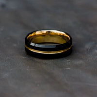 Thumbnail for Black Ring with Gold